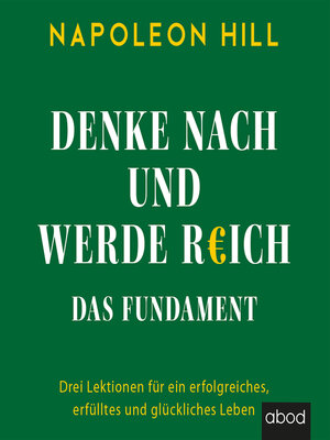 cover image of Denke nach und werde reich